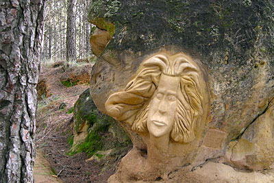 caras la Ruta Caras (Senderismo y escultura en Cuenca)